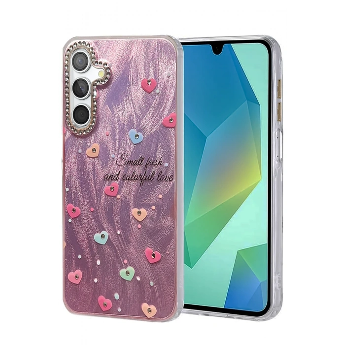 Mey İthalat®  Samsung Galaxy S24 FE Kılıf Blade Aynalı Desenli Kapak - Desen 8