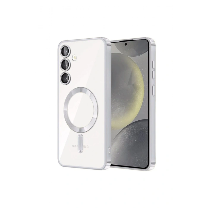 Mey İthalat®  Samsung Galaxy S24 Kılıf Kross Magneticsafe Kapak - Titan Gri