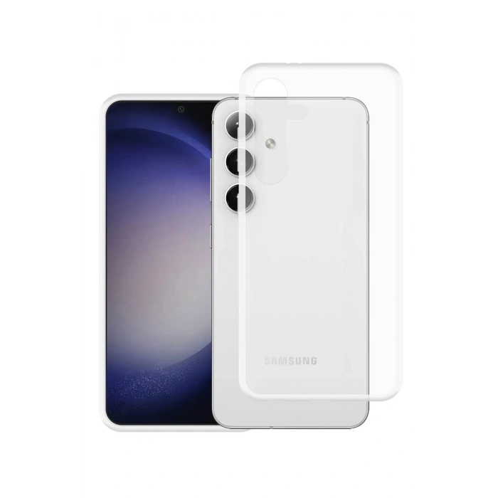 Mey İthalat®  Samsung Galaxy S24 Kılıf Lüx Şeffaf Silikon
