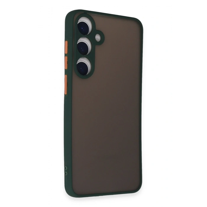 Mey İthalat®  Samsung Galaxy S24 Kılıf Montreal Silikon Kapak - Yeşil