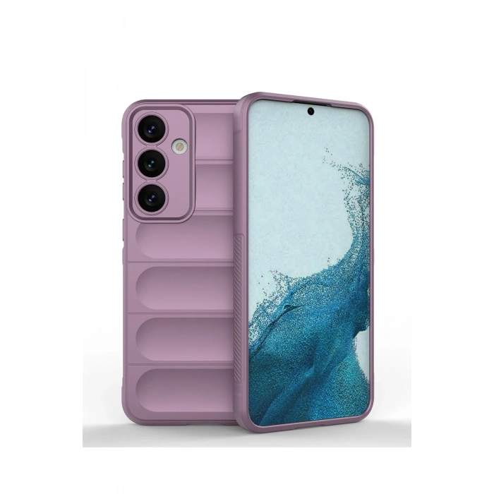 Mey İthalat®  Samsung Galaxy S24 Kılıf Optimum Silikon - Mor