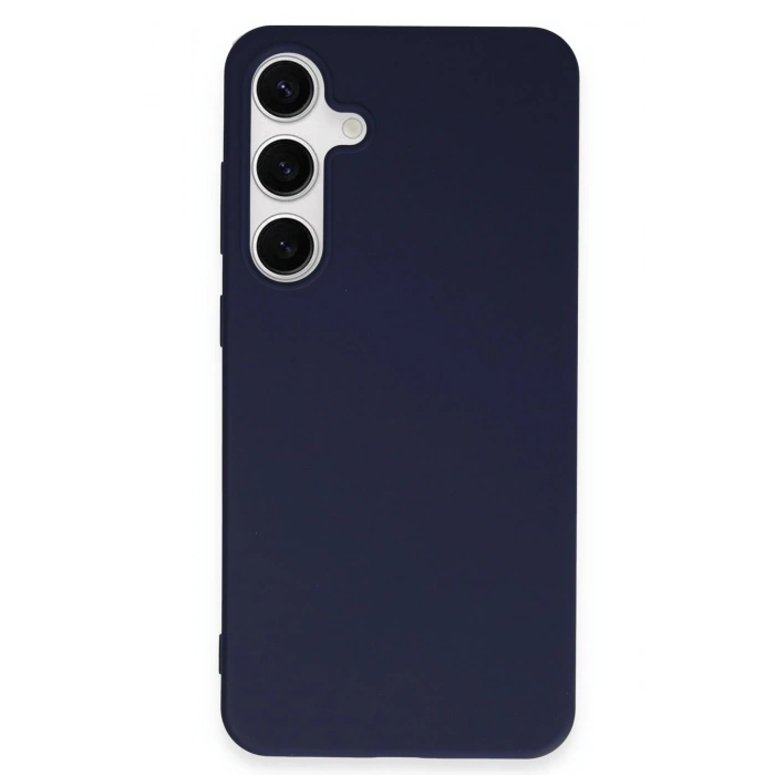 Mey İthalat®  Samsung Galaxy S24 Plus Kılıf First Silikon - Lacivert
