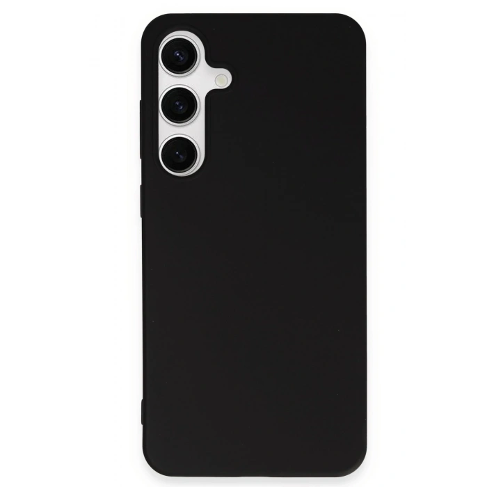 Mey İthalat®  Samsung Galaxy S24 Plus Kılıf First Silikon - Siyah