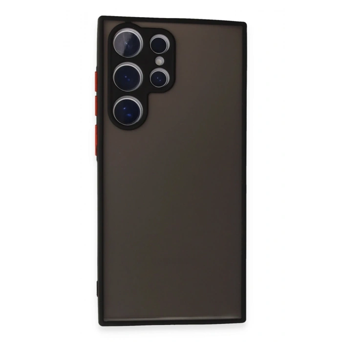 Mey İthalat®  Samsung Galaxy S24 Ultra Kılıf Montreal Silikon Kapak - Siyah