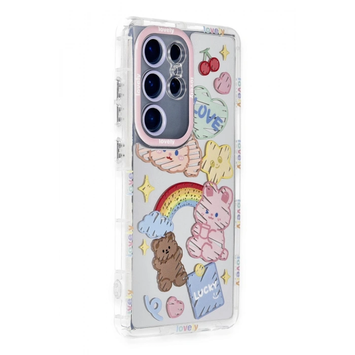 Mey İthalat®  Samsung Galaxy S24 Ultra Kılıf Reflexion Desenli Kapak - Desen 4