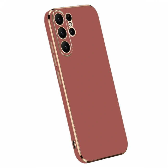 Mey İthalat®  Samsung Galaxy S24 Ultra Kılıf Volet Silikon - Kırmızı
