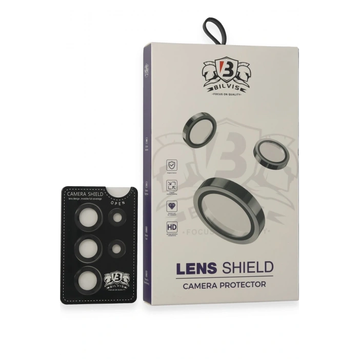 Mey İthalat®  Samsung Galaxy S25 Ultra Bilvis Titan Kamera Lens - Siyah