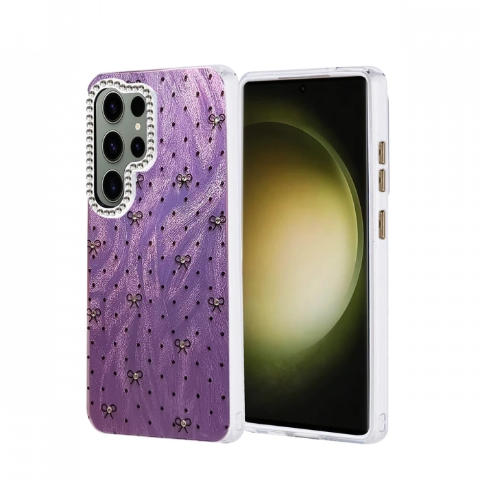 Mey İthalat®  Samsung Galaxy S25 Ultra Kılıf Blade Aynalı Desenli Kapak - Desen 2