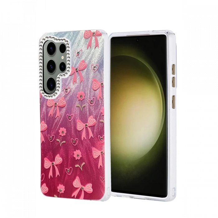 Mey İthalat®  Samsung Galaxy S25 Ultra Kılıf Blade Aynalı Desenli Kapak - Desen 3