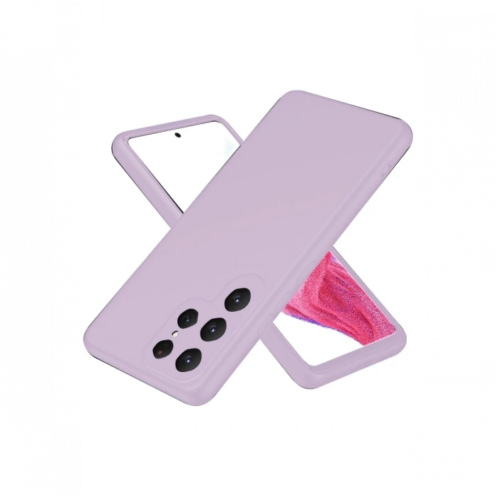 Mey İthalat®  Samsung Galaxy S25 Ultra Kılıf First Silikon - Lila