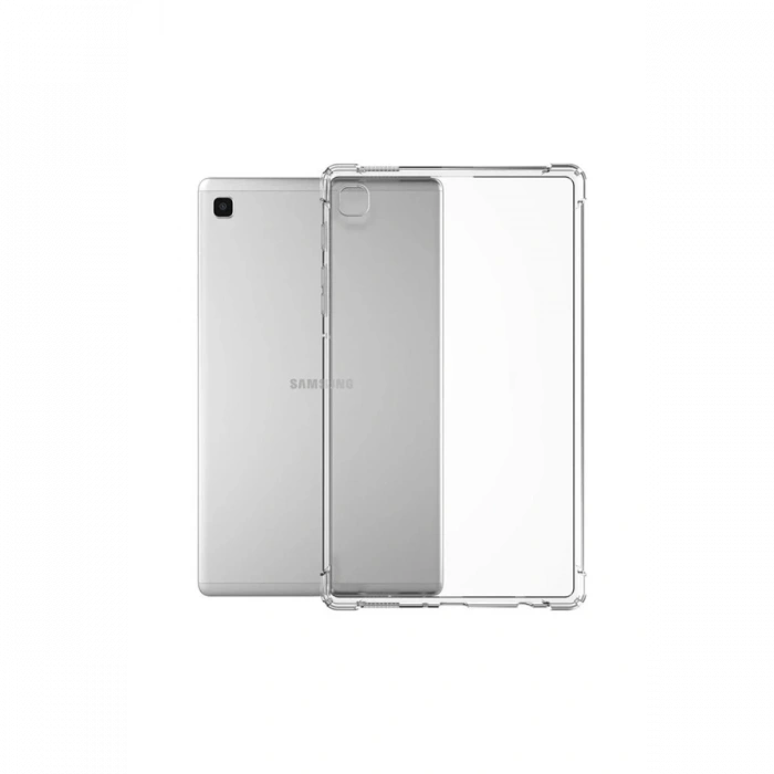 Mey İthalat®  Samsung Galaxy T220 Tab A7 Lite 8.7 Kılıf Anti Shock Tablet Silikon - Şeffaf