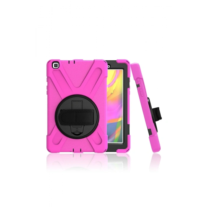 Mey İthalat®  Samsung Galaxy T290 Tab A 8 Kılıf Amazing Tablet Kapak - Pembe