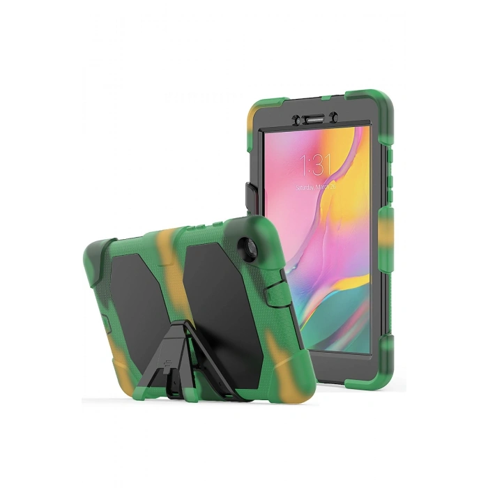 Mey İthalat®  Samsung Galaxy T290 Tab A 8 Kılıf Griffin Tablet Kapak - Kamuflaj