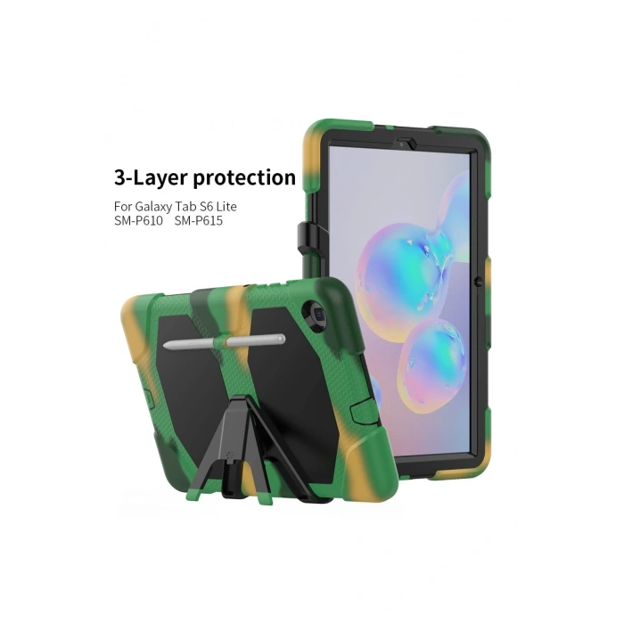 Mey İthalat®  Samsung Galaxy T500 Tab A7 10.4 Kılıf Griffin Tablet Kapak - Kamuflaj