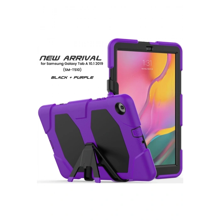 Mey İthalat®  Samsung Galaxy T510 Tab A 10.1 Kılıf Griffin Tablet Kapak - Mor