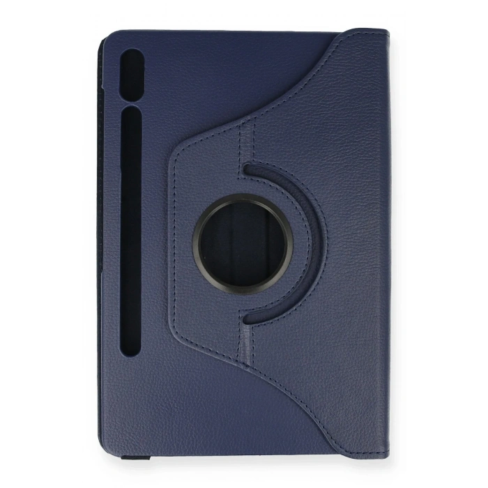 Mey İthalat®  Samsung Galaxy T860 Tab S6 10.5 Kılıf 360 Tablet Deri Kılıf - Lacivert