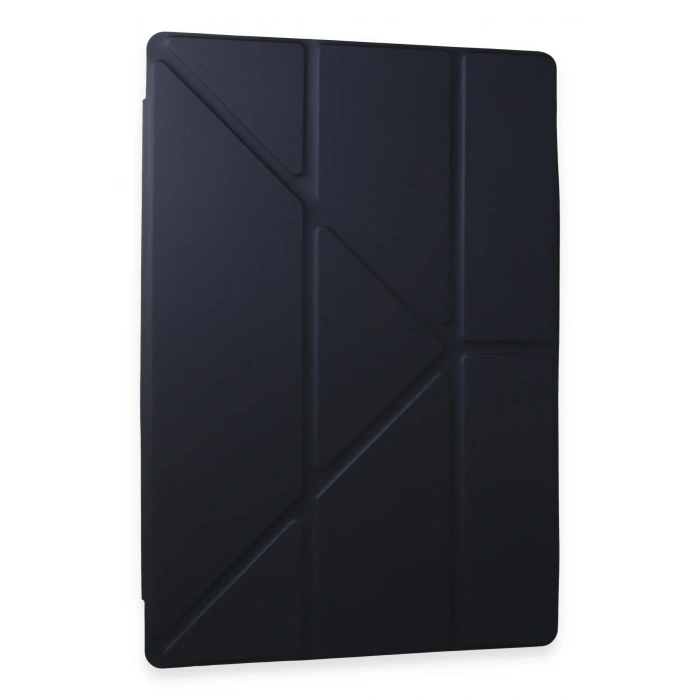 Mey İthalat®  Samsung Galaxy Tab A9 Plus Kılıf Kalemlikli Mars Tablet Kılıfı - Lacivert