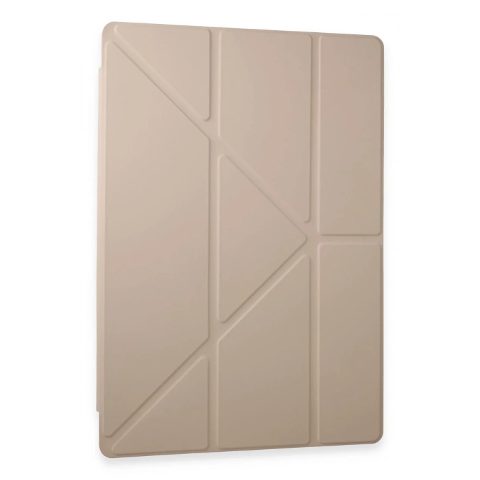 Mey İthalat®  Samsung Galaxy Tab A9 Plus Kılıf Kalemlikli Mars Tablet Kılıfı - Rose Gold