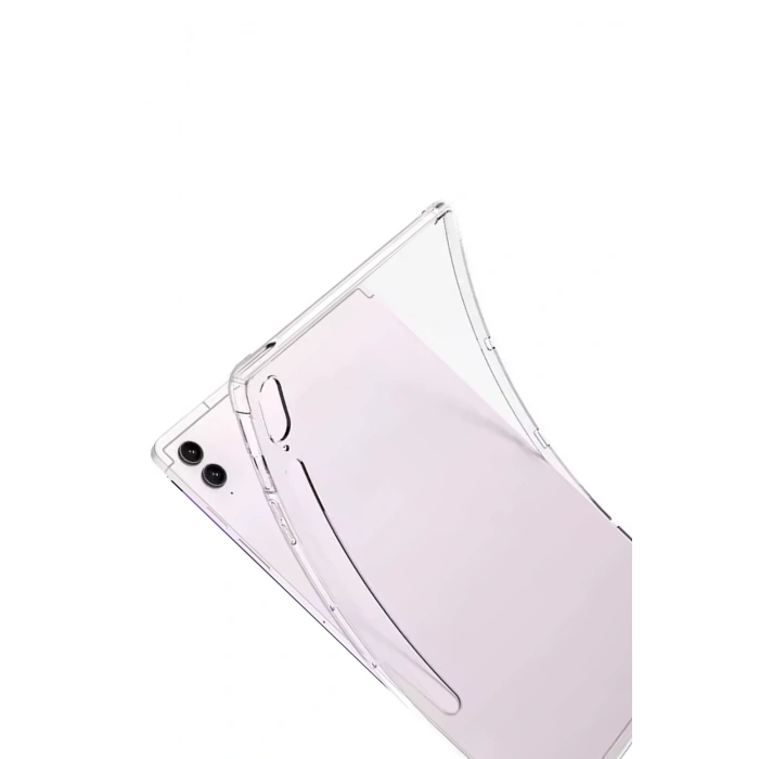 Mey İthalat®  Samsung Galaxy Tab S10 FE Plus 13.1 Kılıf Anti Shock Tablet Silikon - Şeffaf
