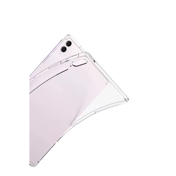 Mey İthalat®  Samsung Galaxy Tab S10 FE Plus 13.1 Kılıf Anti Shock Tablet Silikon - Şeffaf