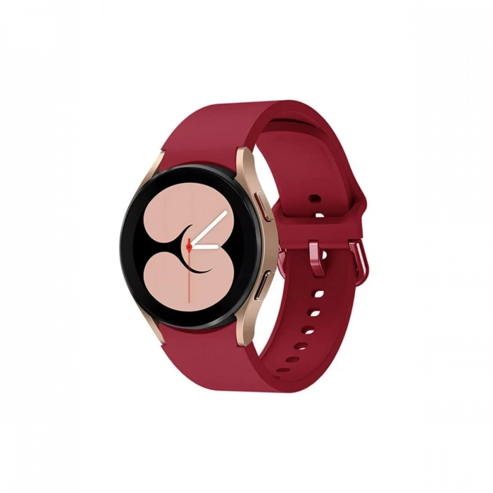 Mey İthalat®  Samsung Galaxy Watch 4 Klasik Kordon - Mürdüm
