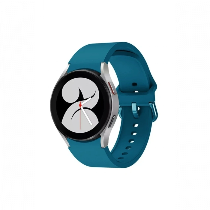 Mey İthalat®  Samsung Galaxy Watch 4 Klasik Kordon - Petrol Mavisi