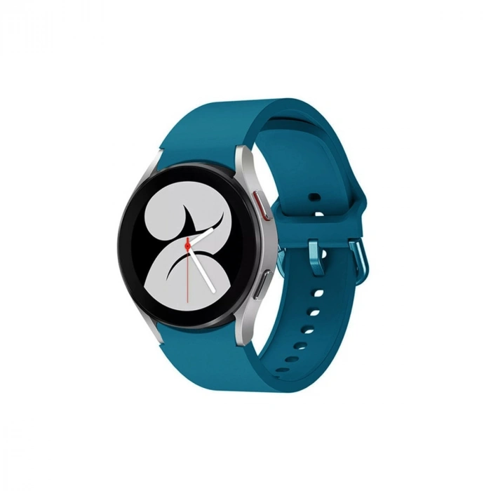 Mey İthalat®  Samsung Galaxy Watch 4 Klasik Kordon - Petrol Mavisi