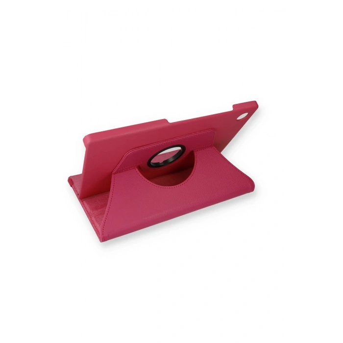 Mey İthalat®  Samsung Galaxy X200 Tab A8 10.5 Kılıf 360 Tablet Deri Kılıf - Pembe
