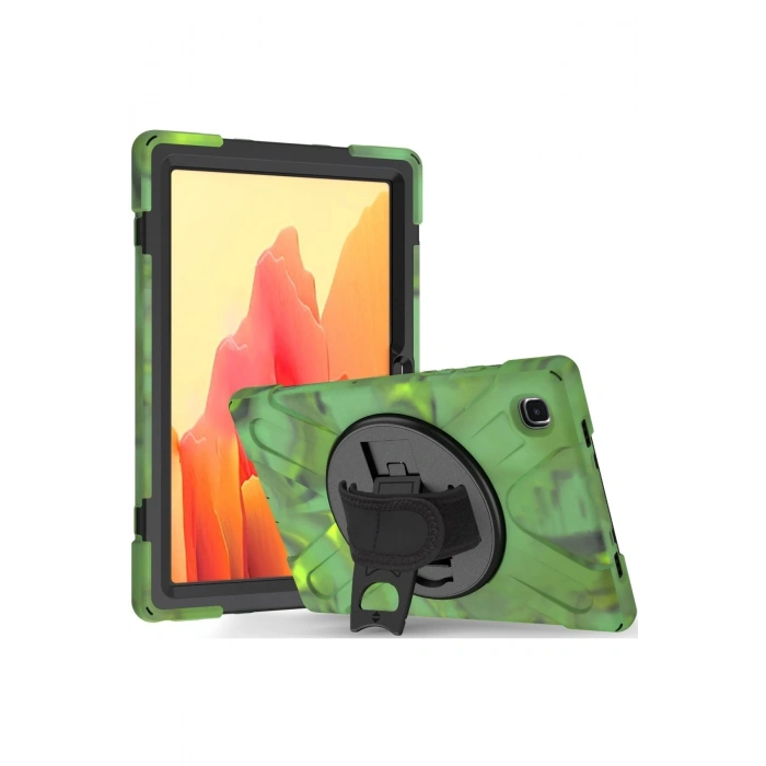 Mey İthalat®  Samsung Galaxy X200 Tab A8 10.5 Kılıf Amazing Tablet Kapak - Kamuflaj