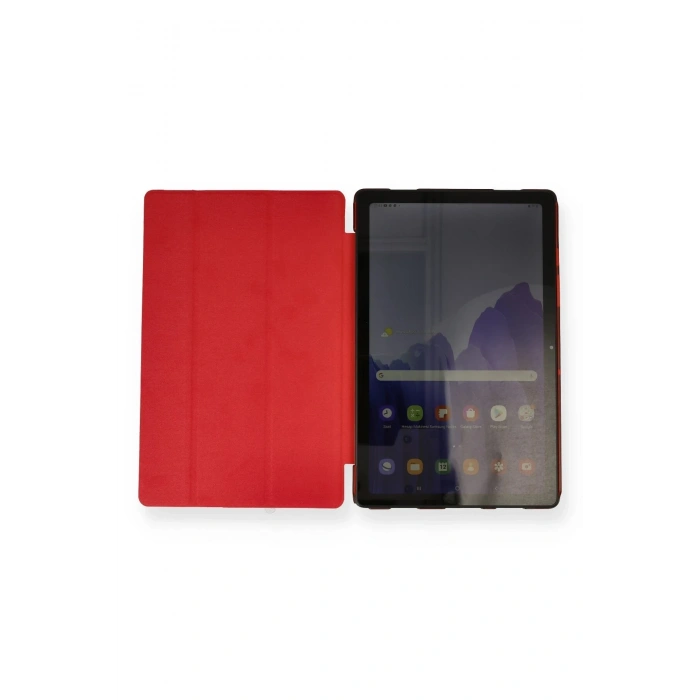 Mey İthalat®  Samsung Galaxy X200 Tab A8 10.5 Kılıf Tablet Smart Kılıf - Kırmızı