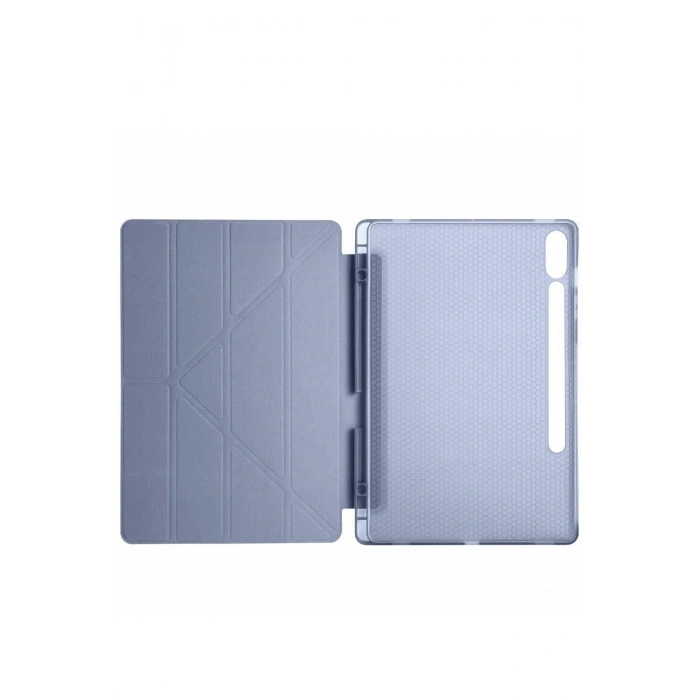 Mey İthalat®  Samsung Galaxy X610 Tab S9 FE Plus 12.4 Kılıf Kalemlikli Mars Tablet Kılıfı - Lavender
