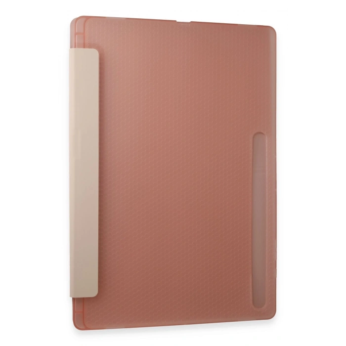 Mey İthalat®  Samsung Galaxy X910 Tab S9 Ultra 14.6 Kılıf Kalemlikli Mars Tablet Kılıfı - Rose Gold