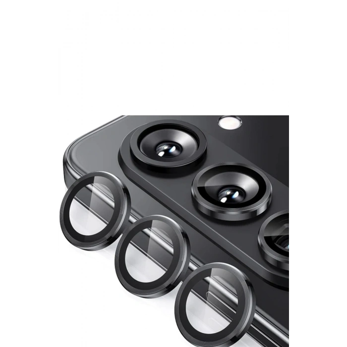 Mey İthalat®  Samsung Galaxy Z Fold 5 Valdez Metal Kamera Lens - Siyah