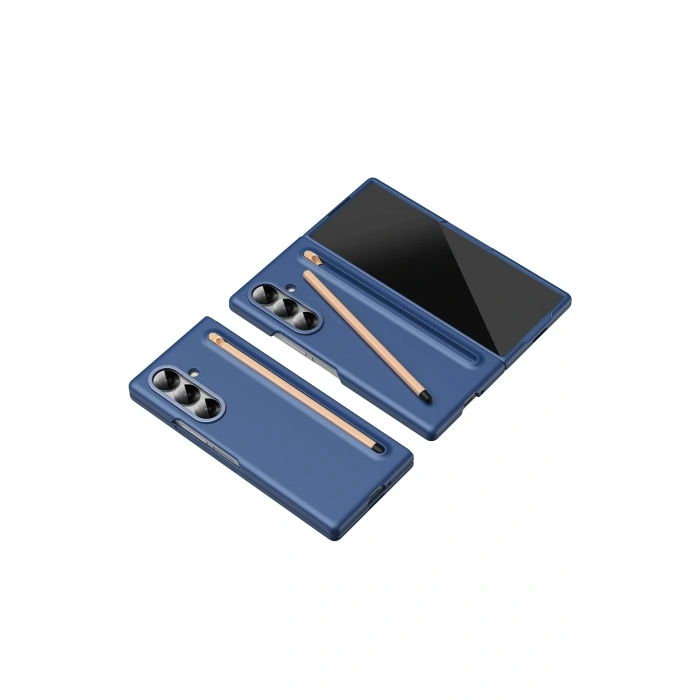 Mey İthalat®  Samsung Galaxy Z Fold 6 Hole Fold Kapak - Lacivert