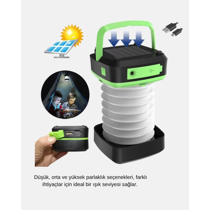 Mey İthalat® Şarjlı LED Lamba – Dokunmatik Sensörlü, 3 Kademeli Parlaklık