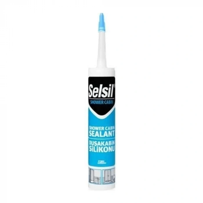 Mey İthalat® Selsil 05 Mutfak Duşakabin Silikonu Beyaz 280 ml