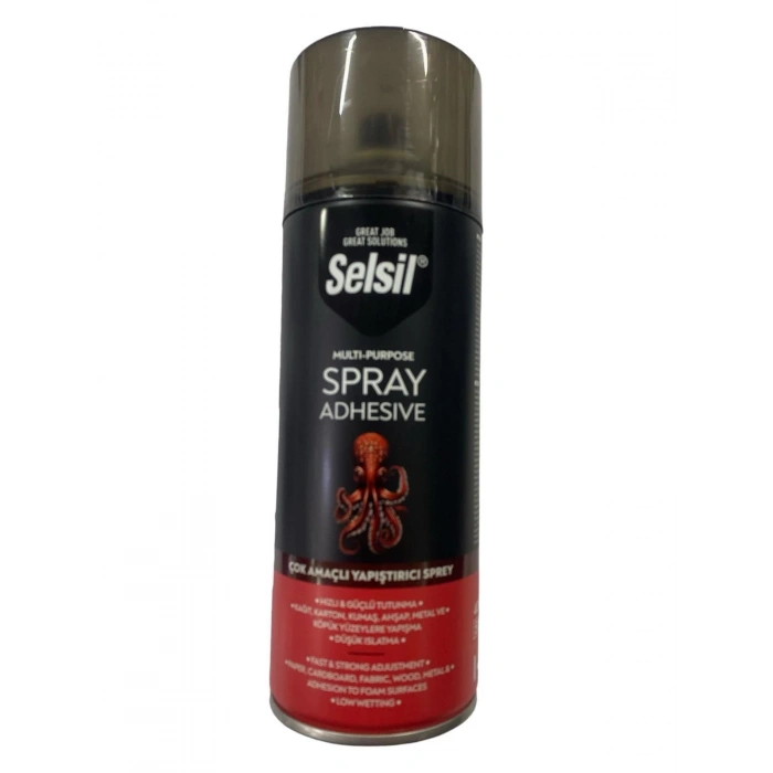 Mey İthalat® Selsil Çok Amaçlı Sprey Yapıştırıcı 400 ml