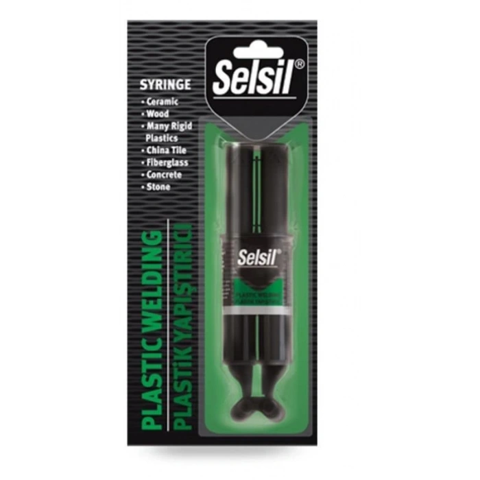 Mey İthalat® Selsil Enjektör Tip Plastik Yapıştırıcı 28 gr