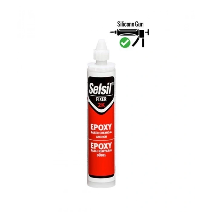 Mey İthalat® Selsil Epoksi Bazlı Kimyasal Dübel 300 ml