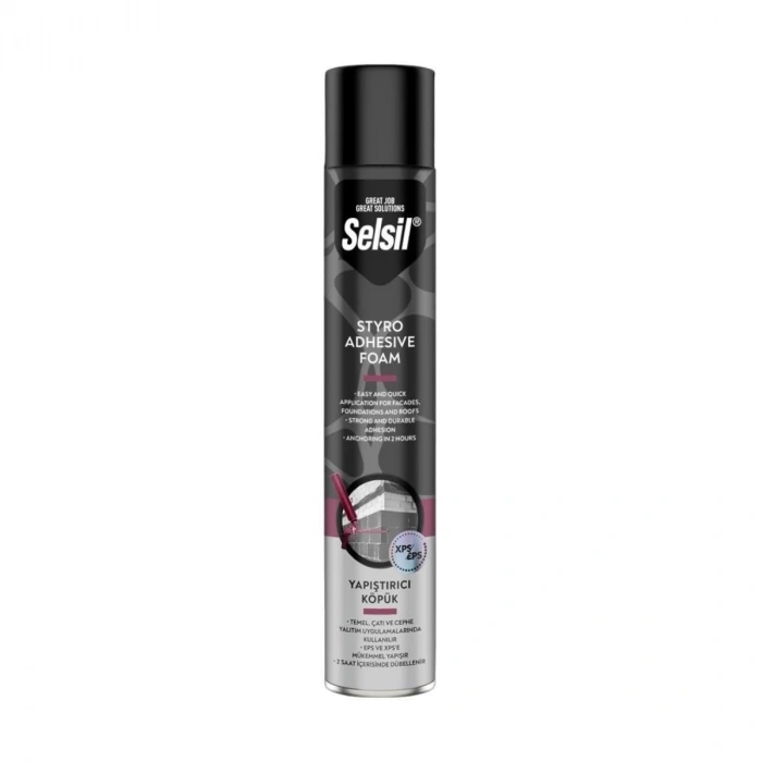 Mey İthalat® Selsil Mantolama Yapıştırıcı Köpük 850 gr