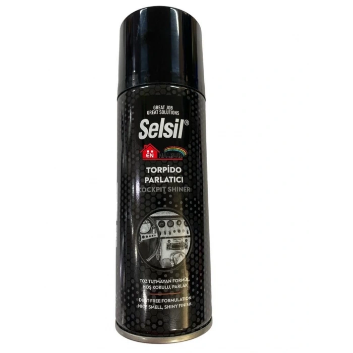 Mey İthalat® Selsil Torpido Parlatıcı Sprey 200 ml