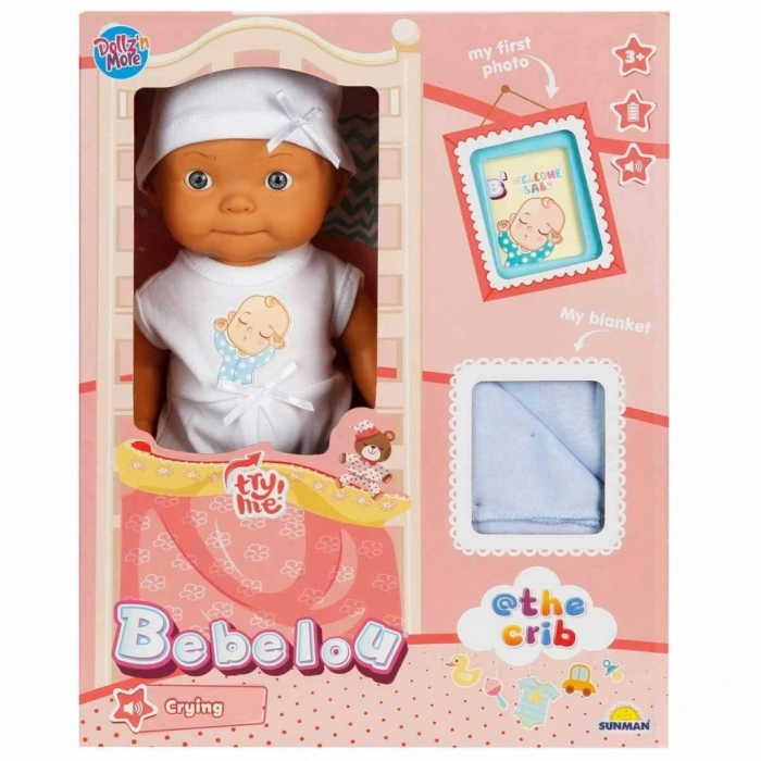 Mey İthalat® Sesli Hoş Geldin Bebeği 30 cm