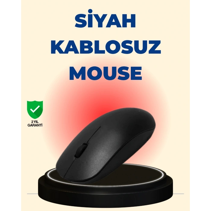 Mey İthalat® Sessiz ve Ergonomik Mouse – USB Bağlantılı ve DPI Ayarlı