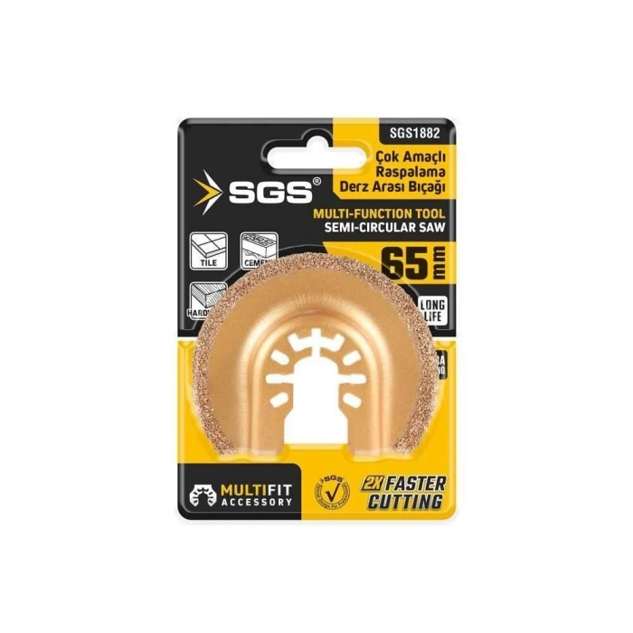 Mey İthalat® SGS 1882 Derz Arası Raspalama Bıçağı 65 mm Karbür
