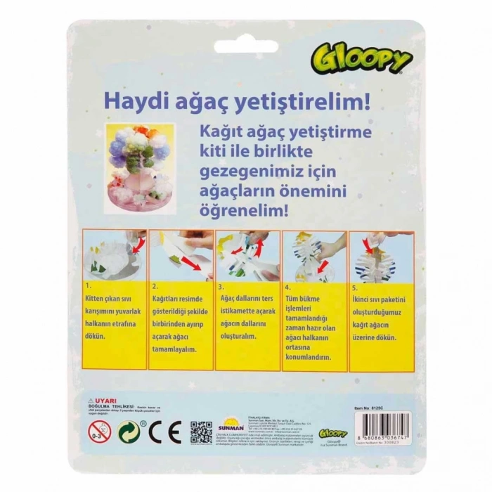Mey İthalat® Sihirli Kar Ağacı Yapım Seti