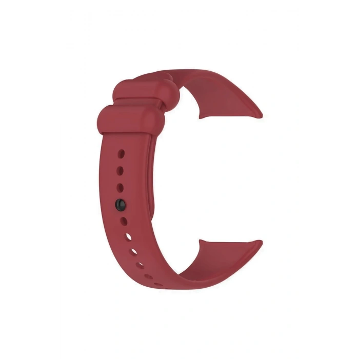 Mey İthalat®   Smart Band 8 Pro Klasik Kordon - Bordo