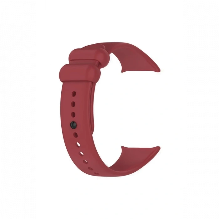 Mey İthalat®   Smart Band 8 Pro Klasik Kordon - Bordo