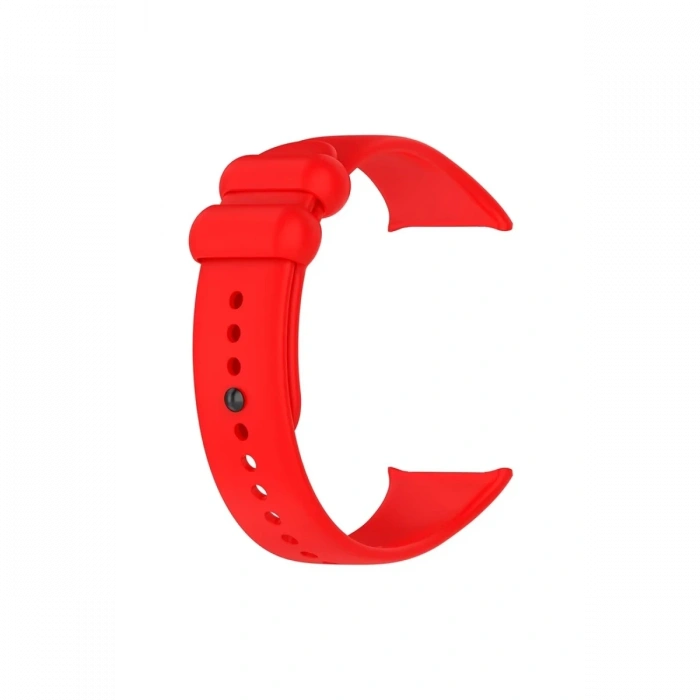 Mey İthalat®   Smart Band 8 Pro Klasik Kordon - Kırmızı