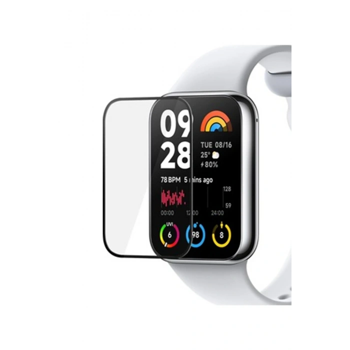 Mey İthalat®   Smart Band 8 Pro Polymer Nano Ekran Koruyucu - Şeffaf