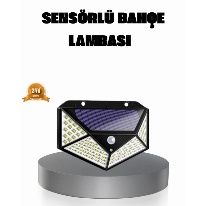 Mey İthalat® Solar Güçlü 100 LED Bahçe Lambası – Enerji Tasarruflu, Suya Dayanıklı ve Geniş Açılı Işık